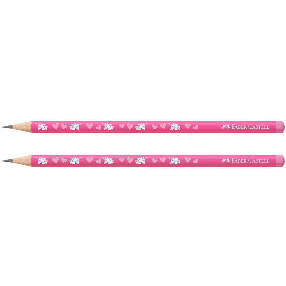 Faber Castell Dino-Unicorn Kurşun Kalem 2B 111553-02 Pembe