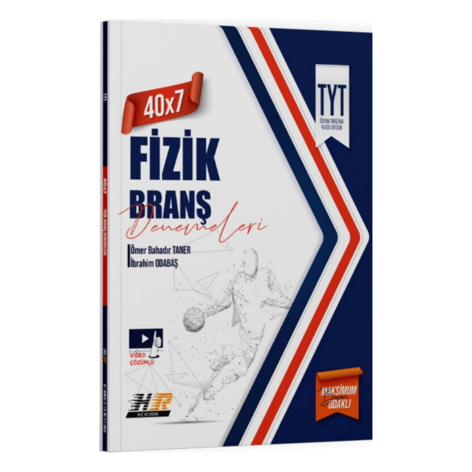 Hız ve Renk TYT Fizik 40 x 7 Denemeleri
