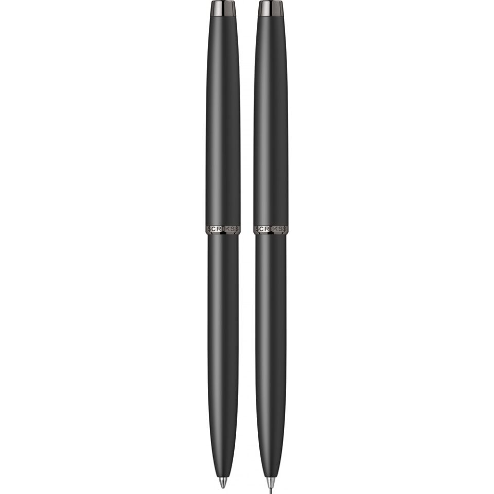  Scrikss Prestige 108 Tükenmez & Mekanik Kurşun Kalem Takım Mat Siyah