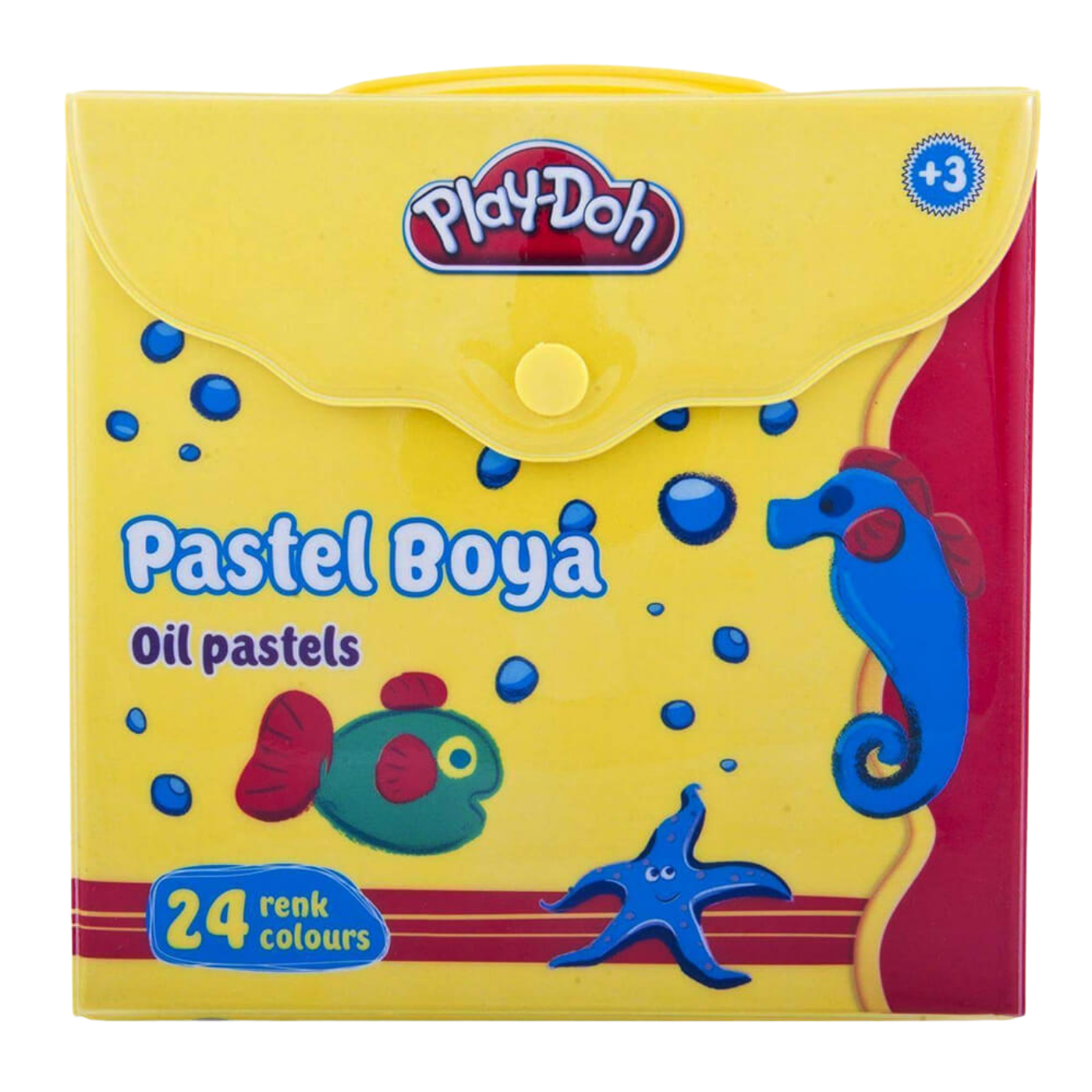Play-Doh PA007 Pastel Boya Çantalı 24 Renk