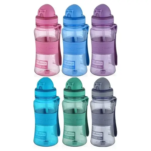 Uzspace 5023 Silikon Gövde Trıtan Su Matarası 300ml Pembe