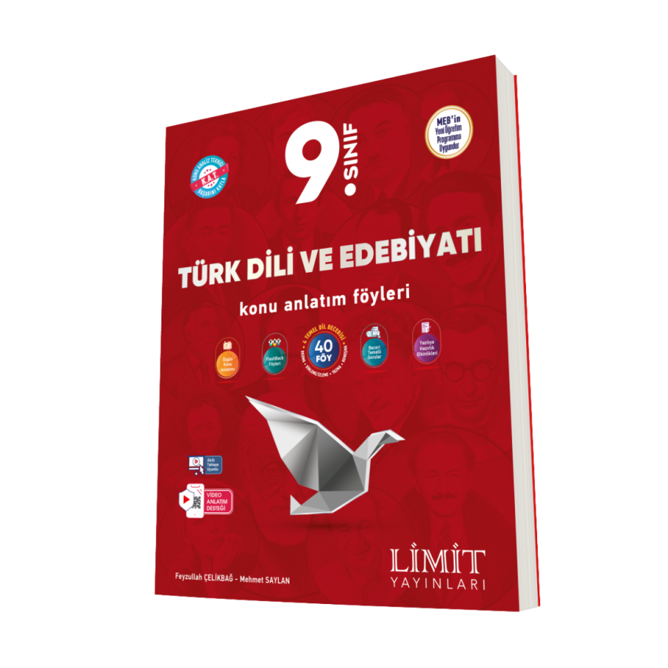 Limit Yayınları 9.Sınıf Türk Dili Ve Edebiyat  Konu Anlatım Föyleri