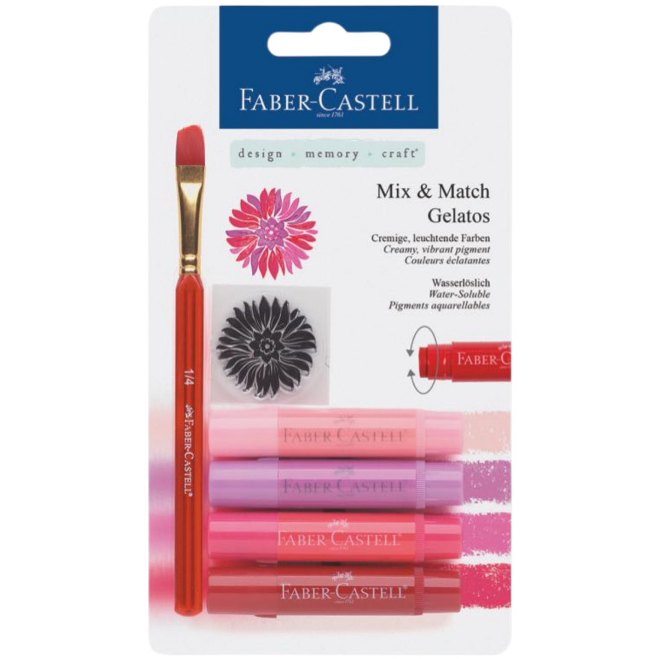 Faber Gelato Mum Boya Kırmızı Tonlar 4 Renk 121802