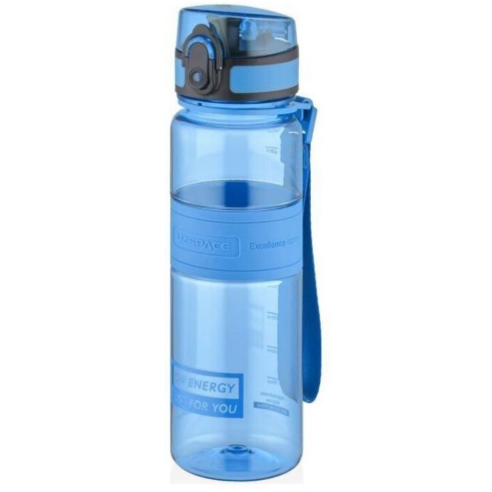 Uzspace 526 Silikon Gövde Trıtan Su Matarası 550ml Mavi