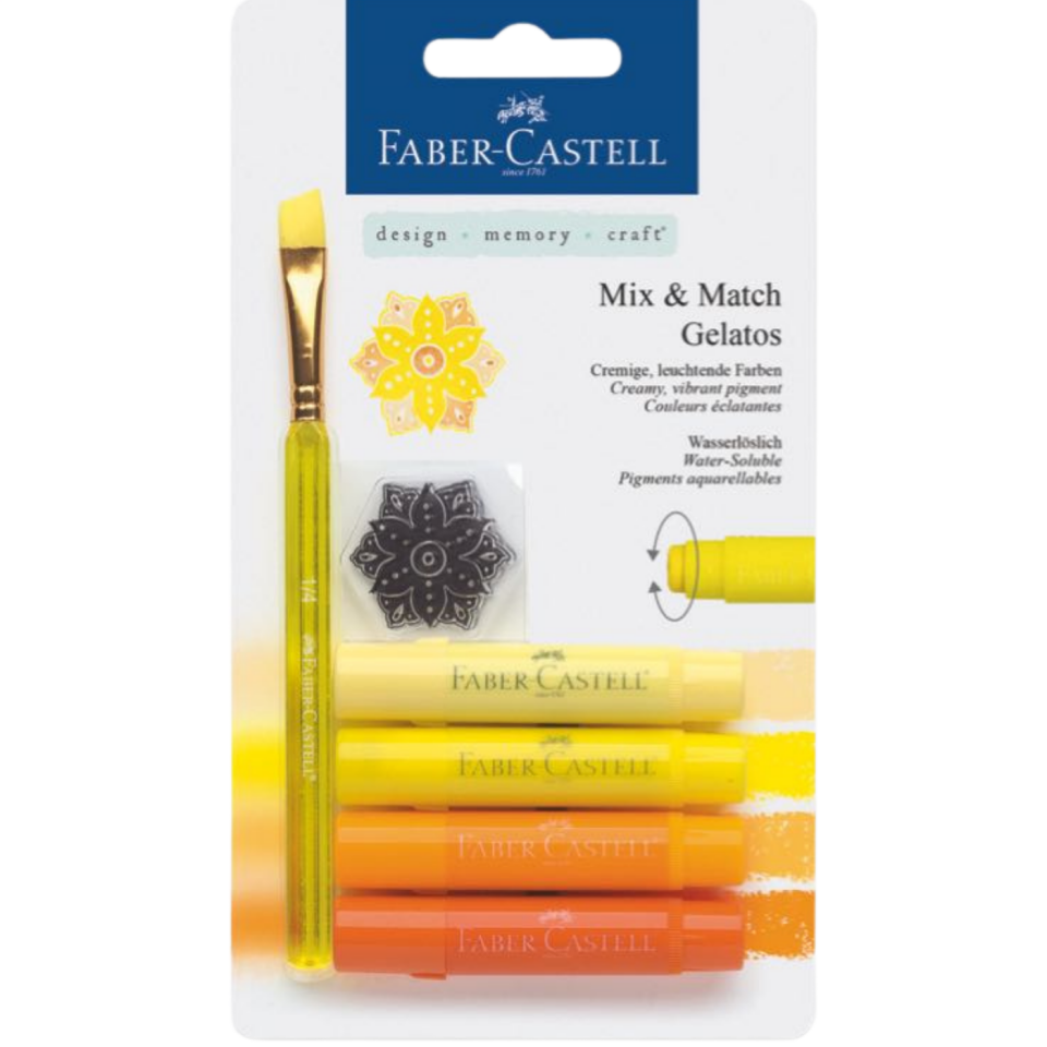 Faber Gelato Mum Boya Sarı Tonlar 4 Renk 121801