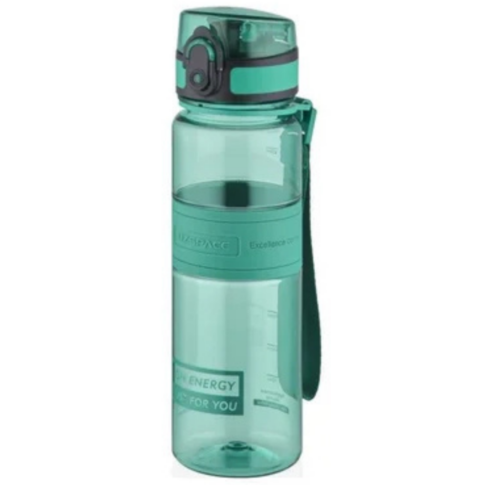 Uzspace 526 Silikon Gövde Trıtan Su Matarası 550ml Yeşil