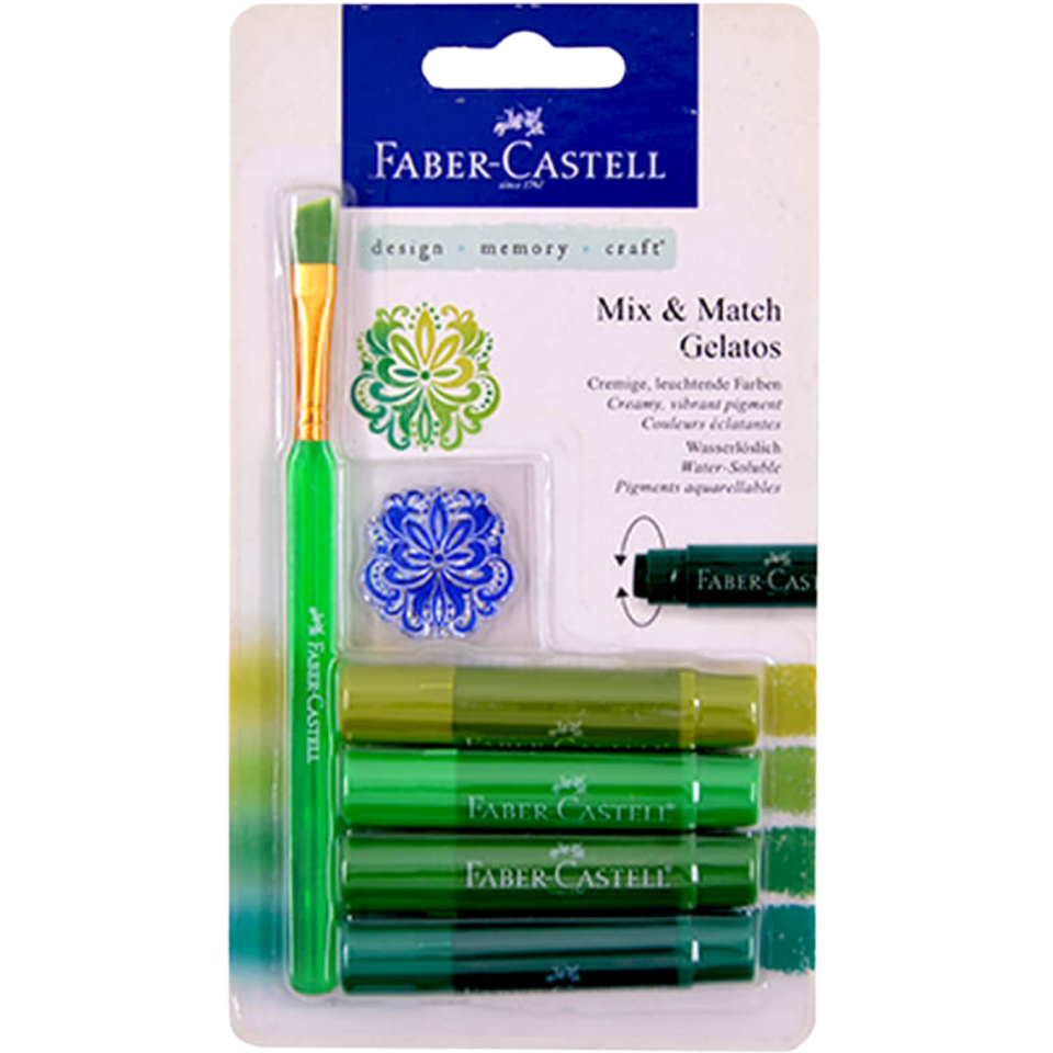 Faber Gelato Mum Boya Yeşil Tonlar 4 Renk 121804