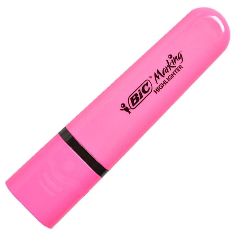 BIC Flat Fosforlu Kalem Pembe 517963