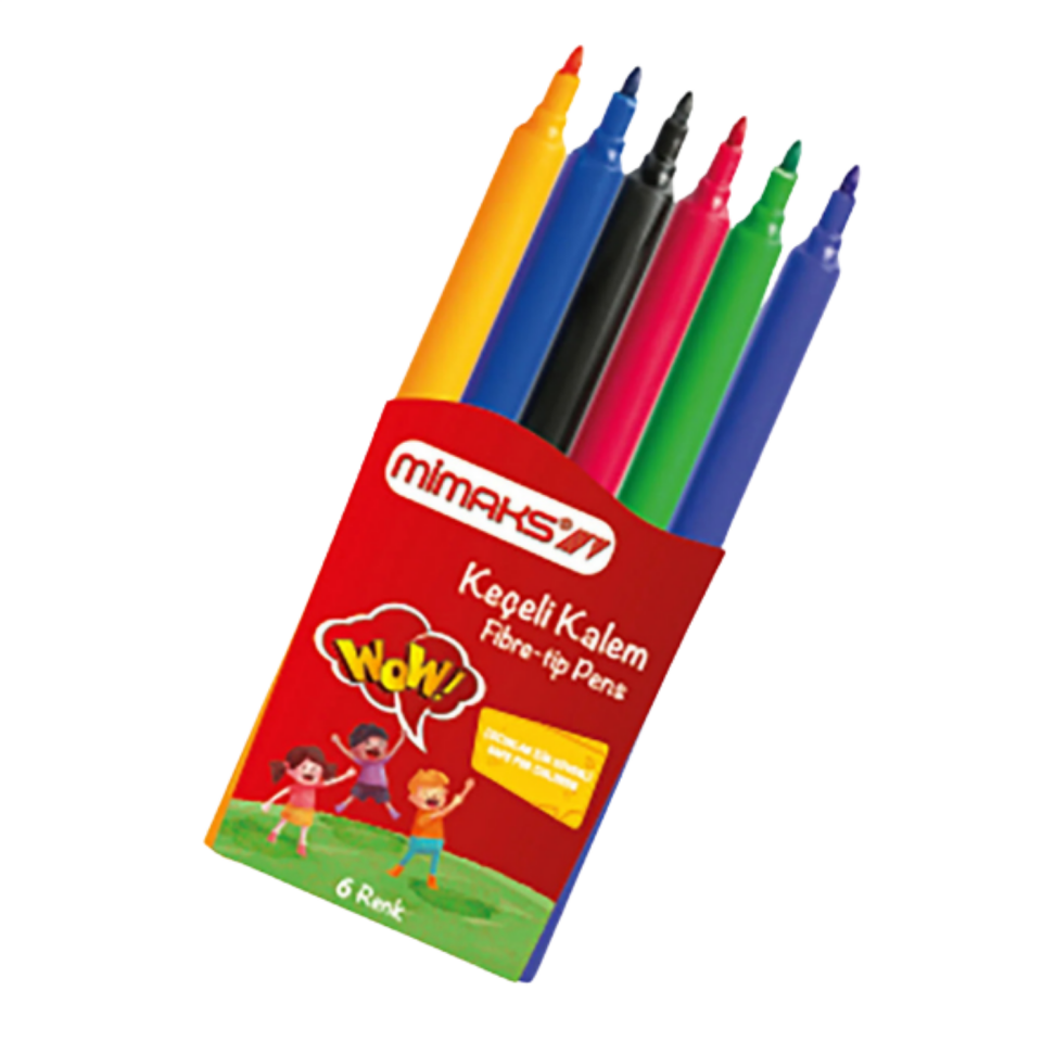 Mimaks Fk8906 Keçeli Kalem 6 Renk