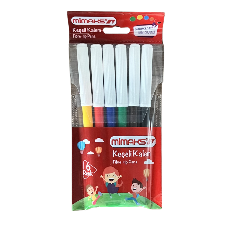 Mimaks FK8906 Keçeli Kalem 6 Renk