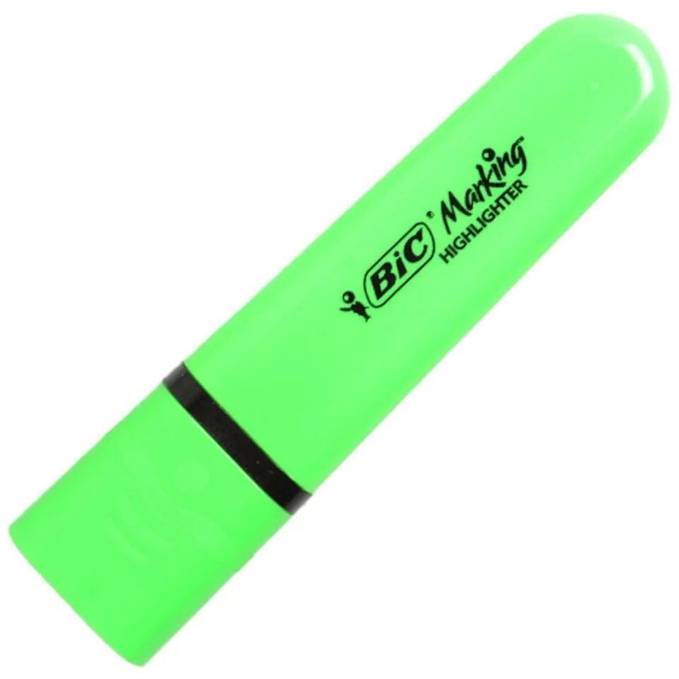 BIC Flat Fosforlu Kalem Yeşil 517964