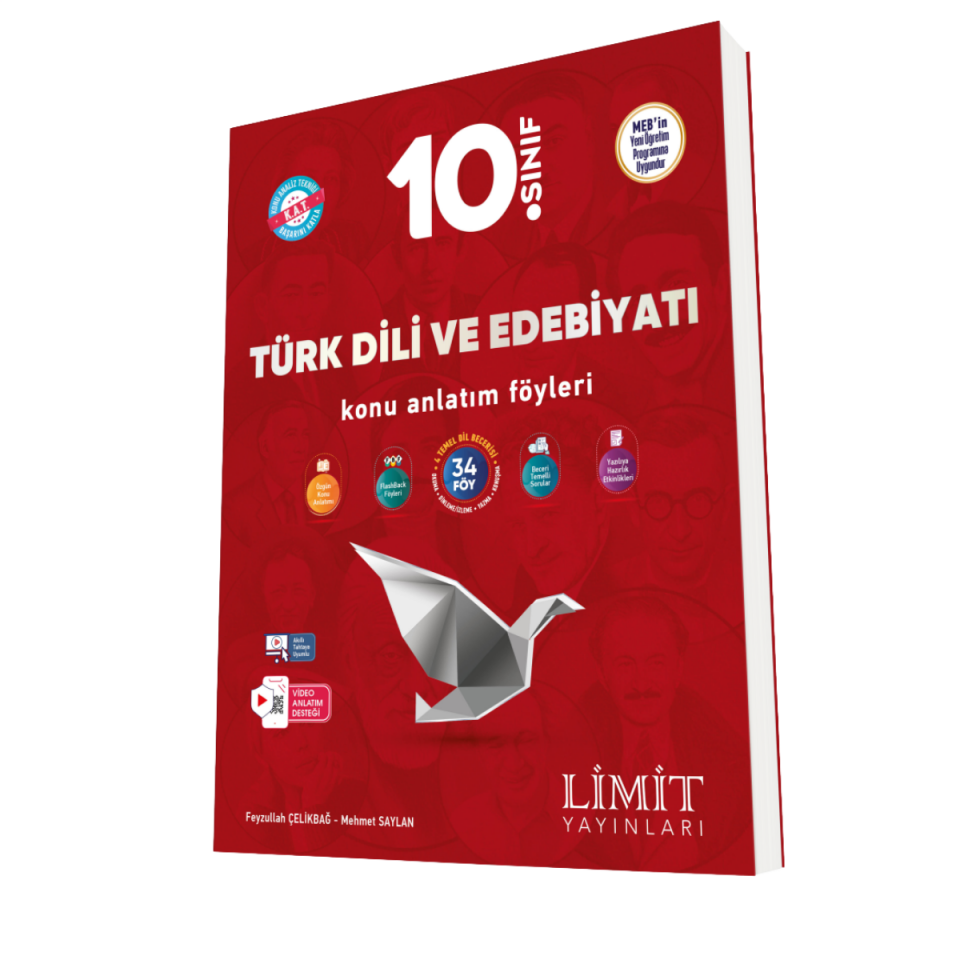 Limit Yayınları 10.Sınıf Türk Dili Ve Edebiyatı Konu Anlatım Föyleri