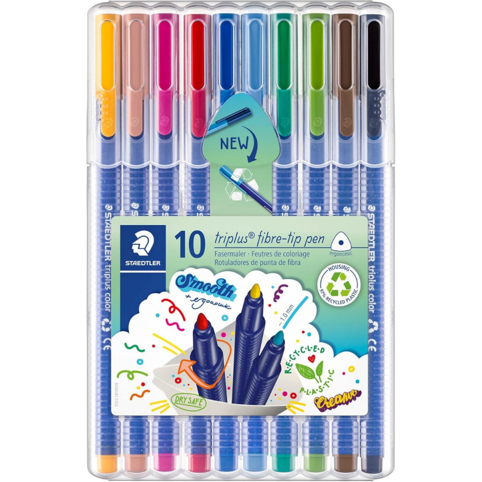 Staedtler 323­-Sb10 03 Tri plus Color Keçeli Kalem 10 Lu