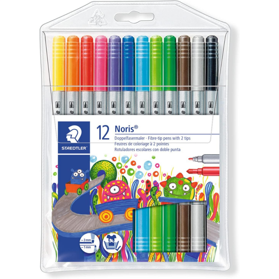 Staedtler Zs­320 Nwp12 Keçeli Noris  Clup  Çift  Uçlu