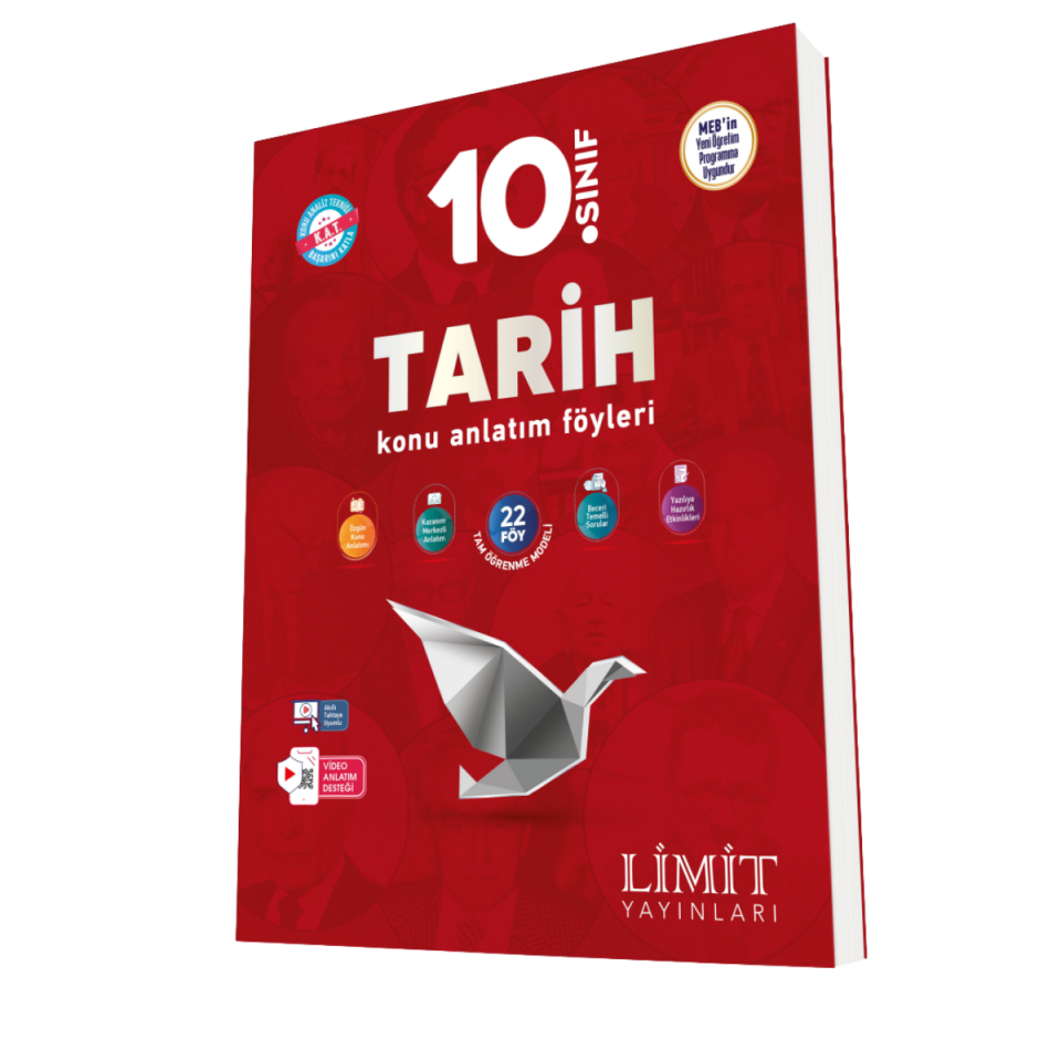 Limit Yayınları 10.Sınıf Tarih Konu Anlatım Föyleri