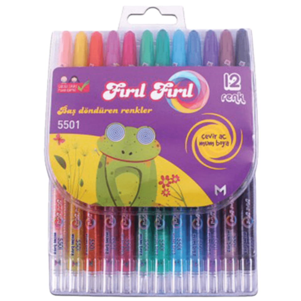 Mopak 5501 Mum Boya Fırıl Fırıl Çevir Aç 12'lİ