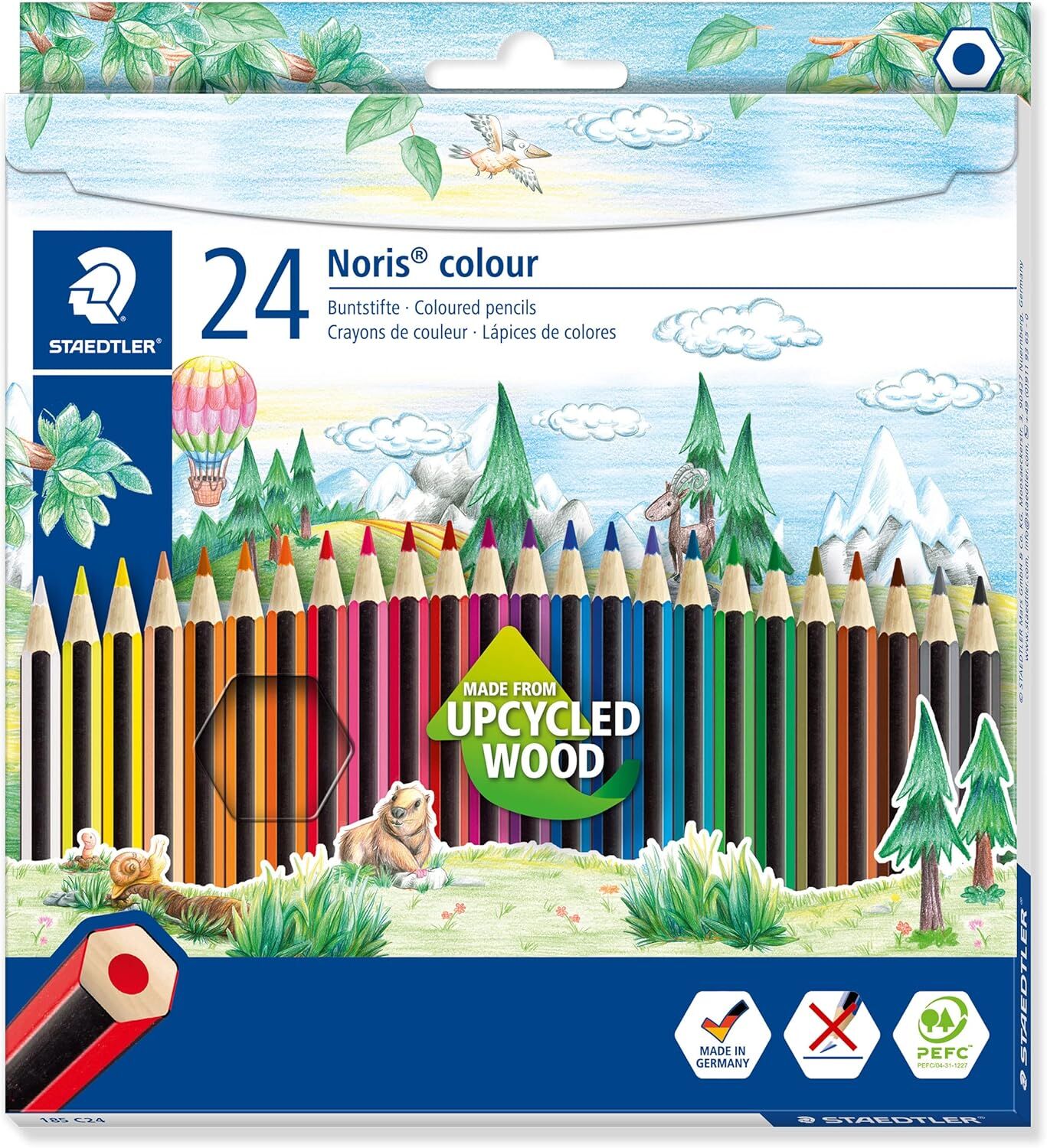 Staedtler 185-C24 Norıs Color Kuru  Boya  24 Lü Set
