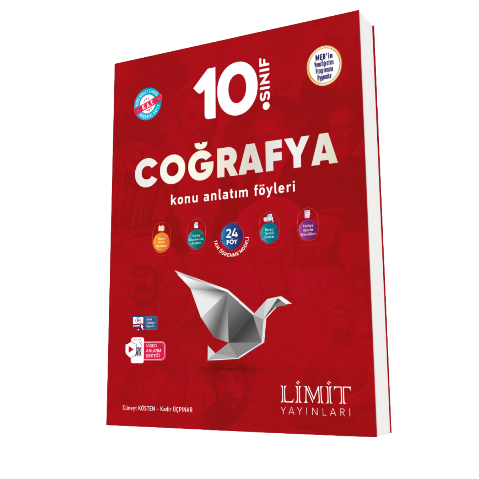 Limit Yayınları 10.Sınıf Coğrafya Konu Anlatım Föyleri