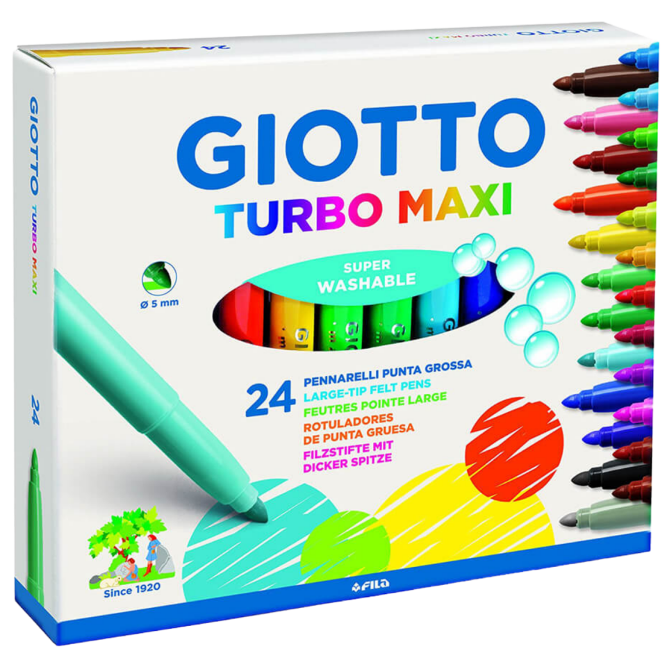 Gıotto 455000 Keçeli Kalem Jumbo 24'lü