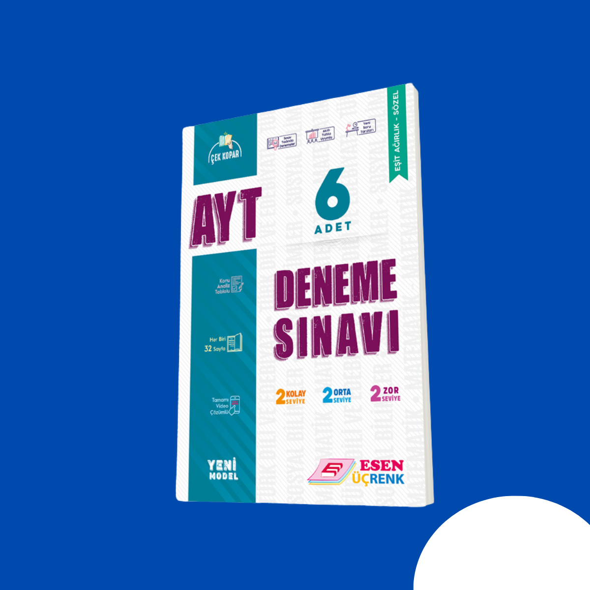 Esen Üçrenk Ayt 6'Lı Deneme Seti (Ea+Söz)