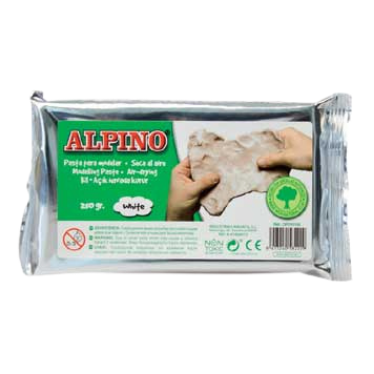Alpino Dp­010104 Şekillendirme Kili  250Gr  Beyaz