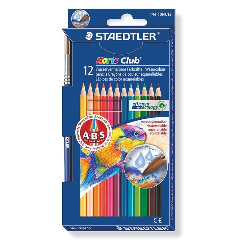 Staedtler Noris Club Aquarel Kuru Boya 12’li Set – 10NC12 / 144