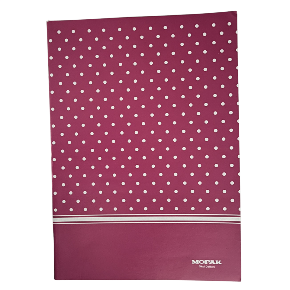 Mopak Okul Defteri Karton Kapak A4 60Yp Çizgisiz