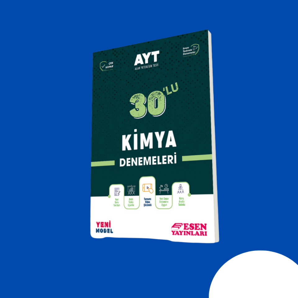 Esen Ayt 30'Lu Kimya Denemeleri