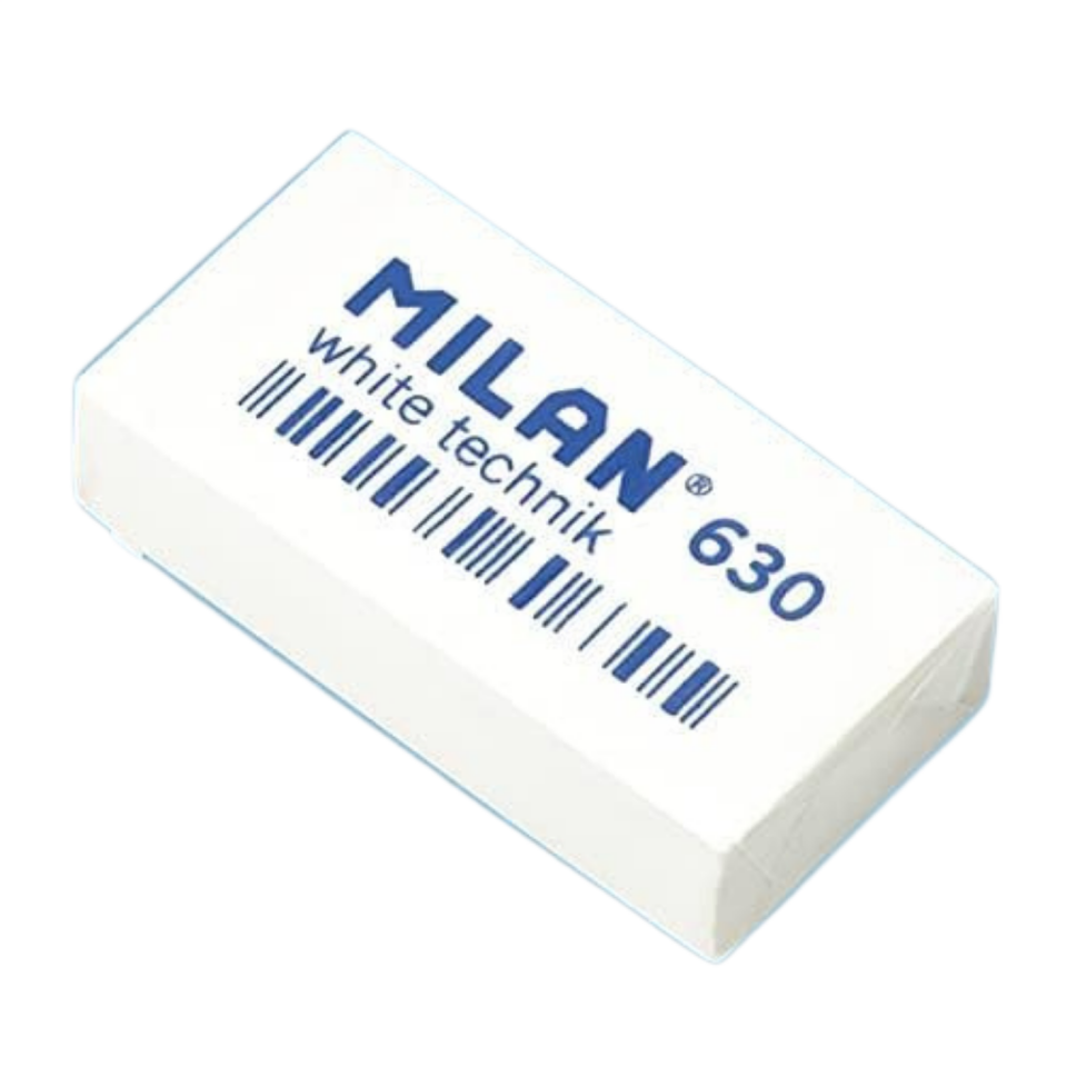 Milan 630 Beyaz Teknik Silgi