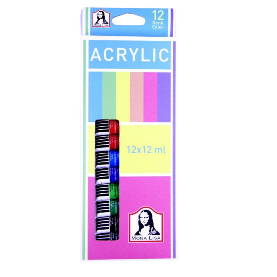 Monalisa Akrilik Boya 12x12 ml Tüp