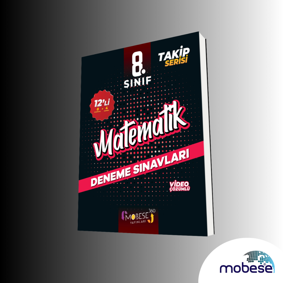 Mobese 8.Sınıf 12'Li Matematik Takip Serisi Branş Denemeleri