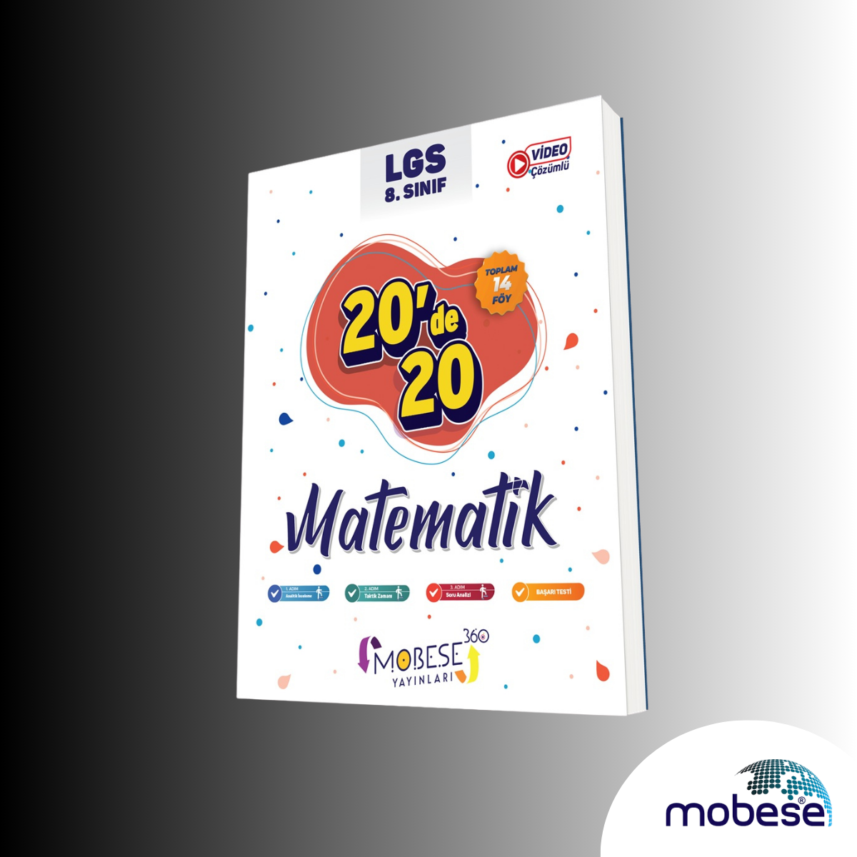 Mobese 8.Sınıf 20'De  20 Matematik Kitabı