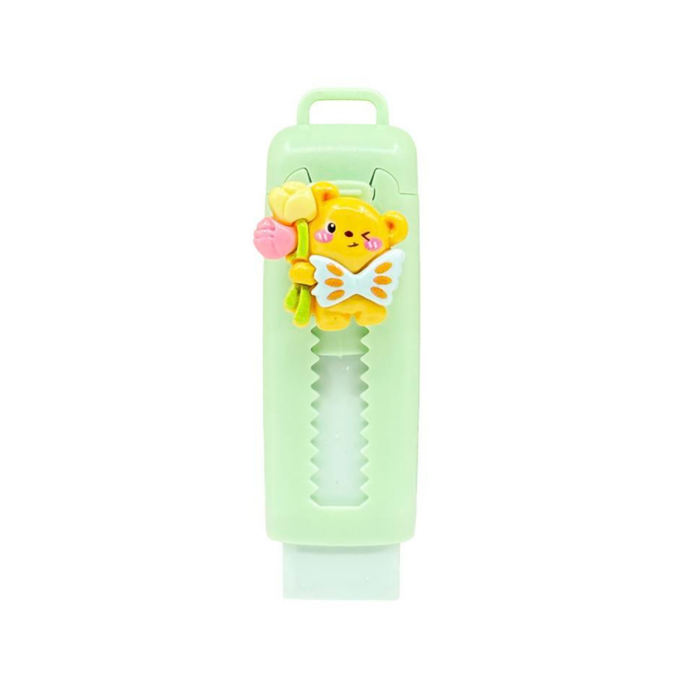 Mikro Honey Bear Sürgülü Silgi ER-4550-03 Yeşil