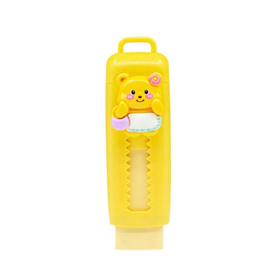Mikro Honey Bear Sürgülü Silgi ER-4550-04 Sarı