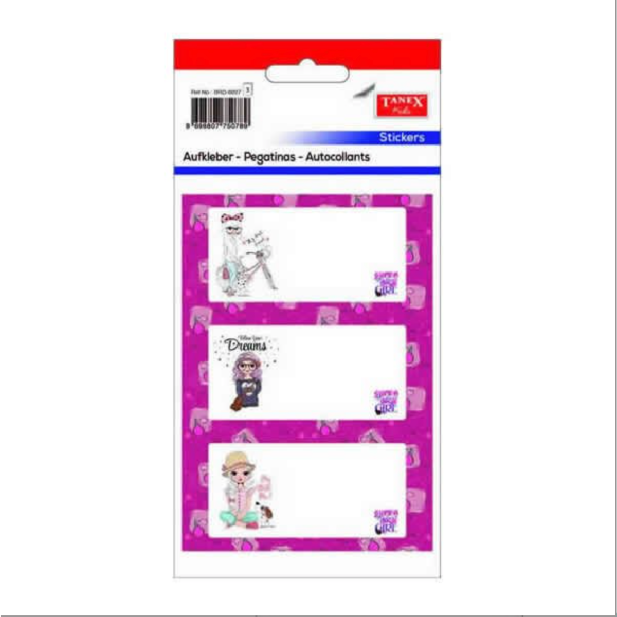 Tanex Brd-6027 Tek Sıra Okul Etk Super Gırl-1 Bordürlü