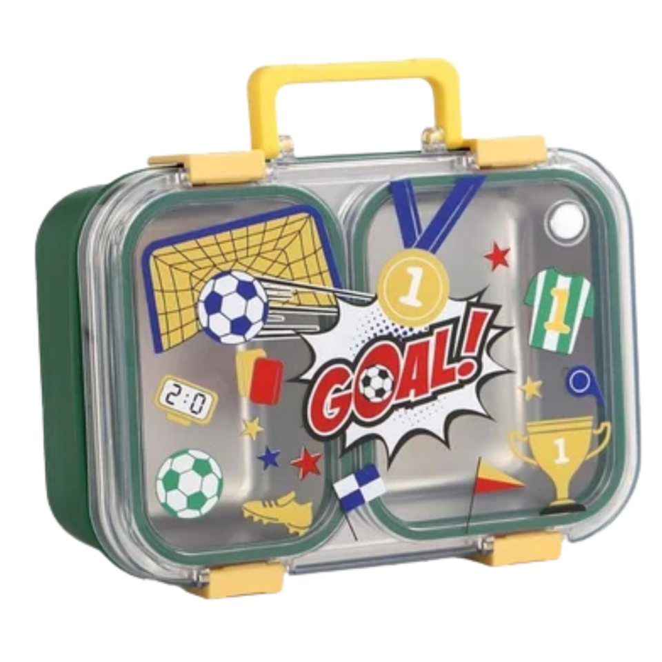 Vagonlife VGN-7155 Paslanmaz Çelik Lunchbox 2 Bölmeli Yeşil