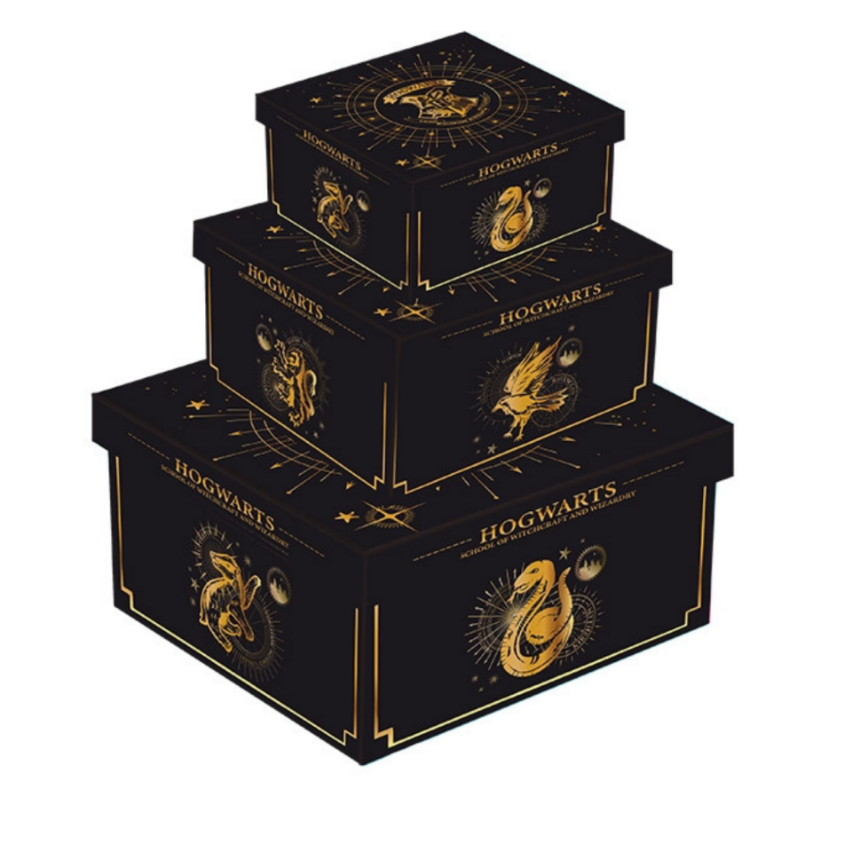 Harry Potter  Hediye  Kutusu  Kare  3'Lü 001
