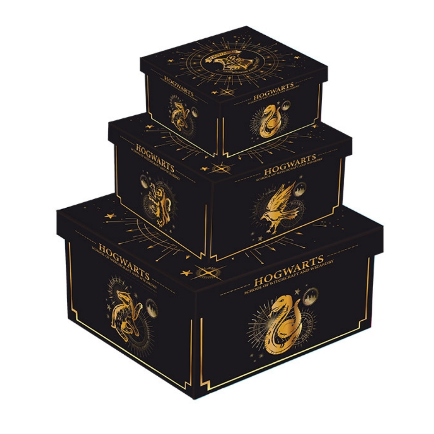 Harry Potter  Hediye  Kutusu  Kare  3'Lü 002