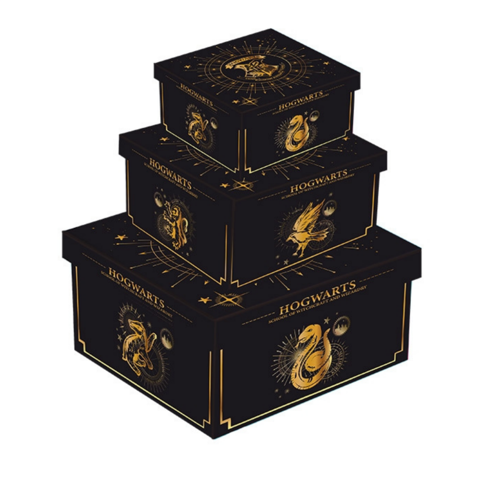 Harry Potter  Hediye  Kutusu  Kare  3'Lü 002
