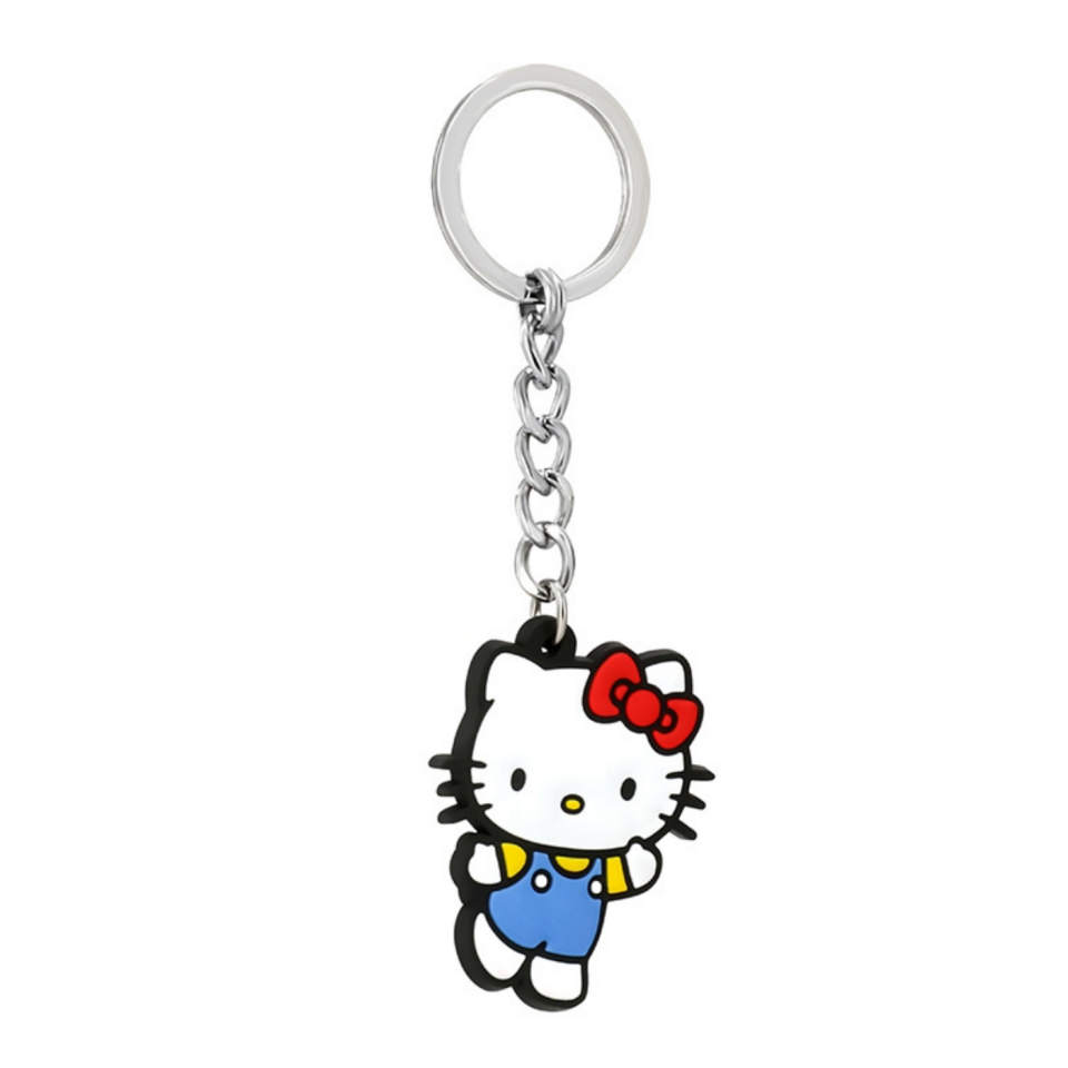 Hello Kitty&Friends Temalı Zincirli Silikon Anahtarlık - 3083302