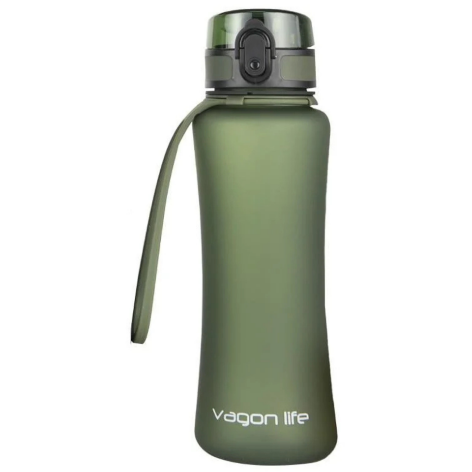 Vagonlife VGN-011 Soft-Touch Trıtan Su Matarası 550ml Yeşil