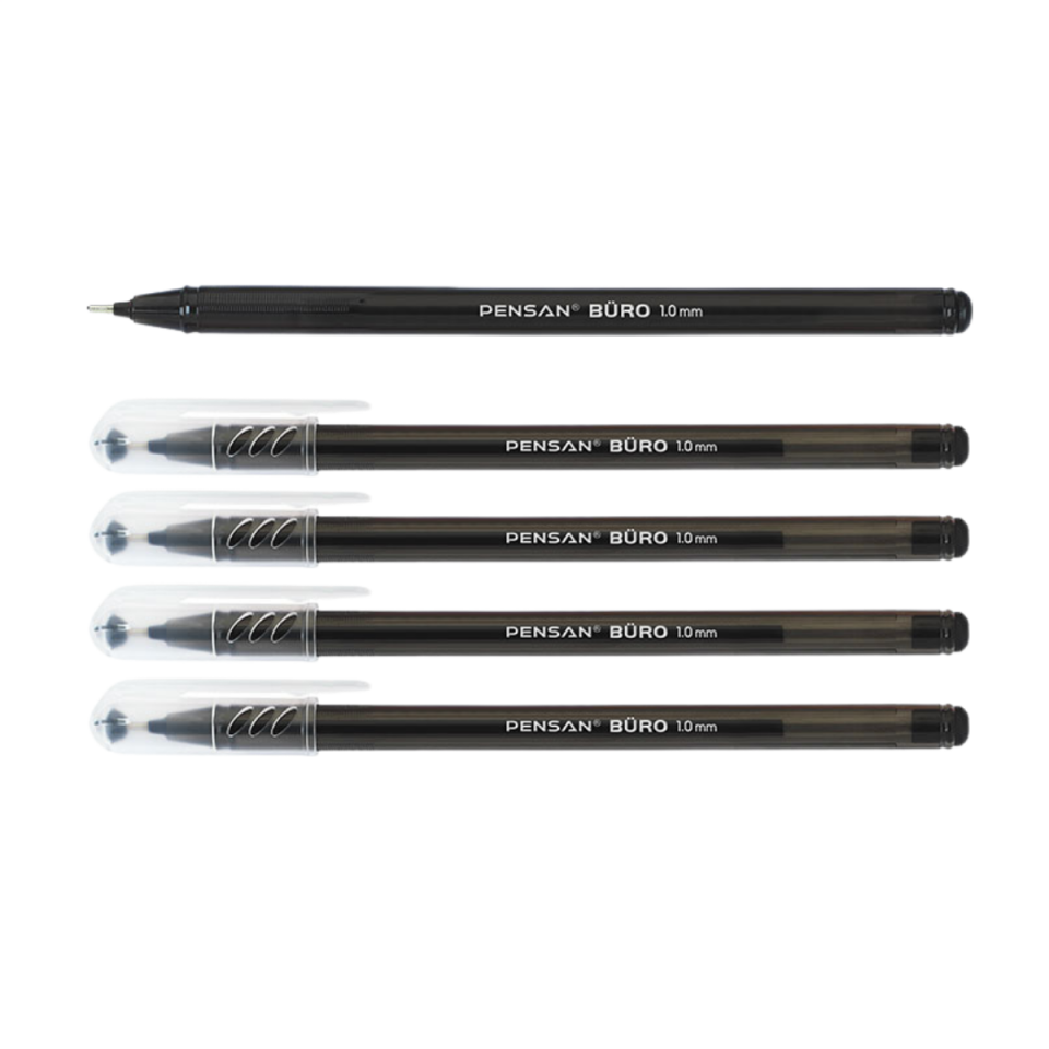 Pensan Büro Tükenmez Kalem 1Mm Siyah 2270 