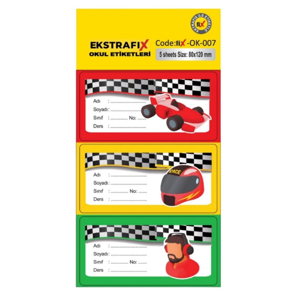 Ekstrafix Dl­015 Dekoratif Etiket  80X120Mm  161942