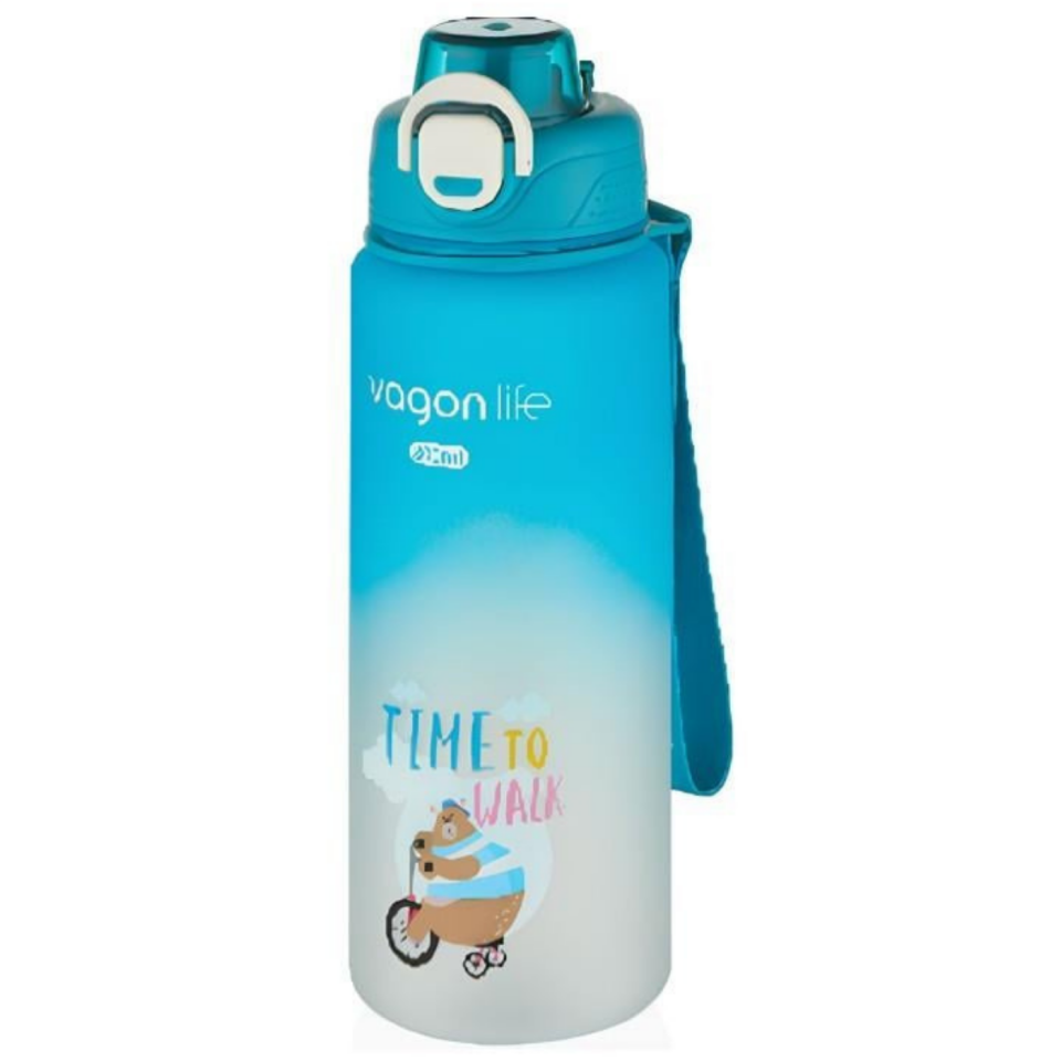 Vagonlife VGN-2352 Soft-Touch Sevimli Hayvan Figürlü 800ml Turkuaz