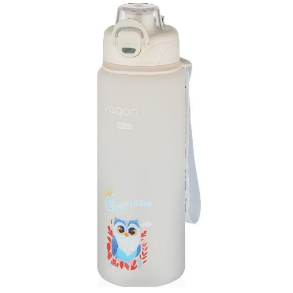 Vagonlife VGN-2352 Soft-Touch Sevimli Hayvan Figürlü 800ml Beyaz