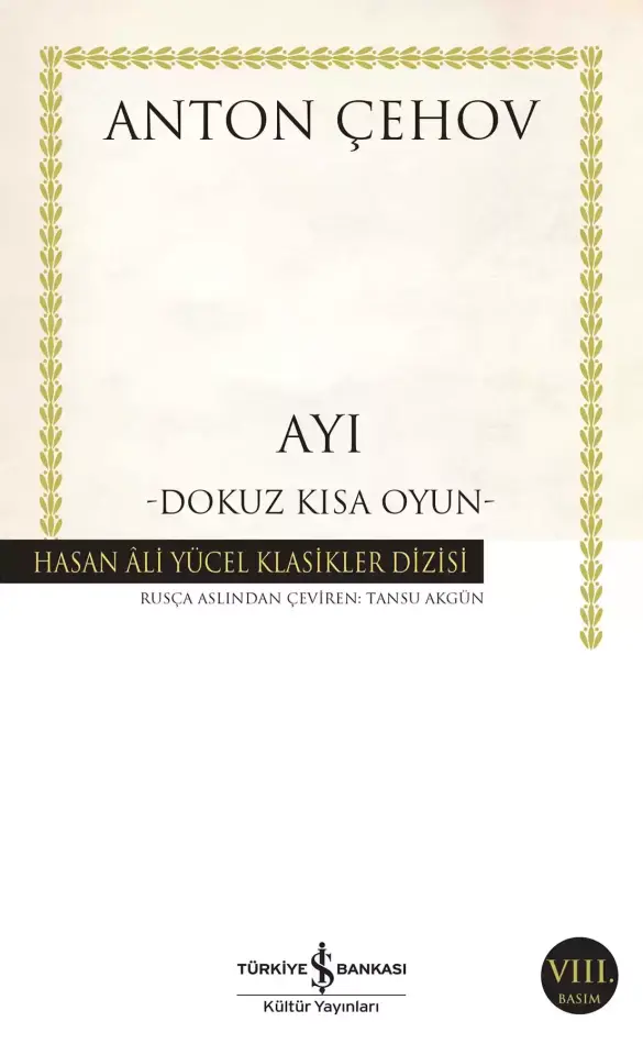 Ayı -Dokuz Kısa Oyun-
