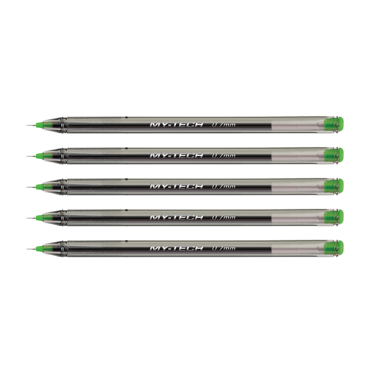 Pensan My-Tech 0.7 Tükenmez Kalem Yeşil 5'li Set