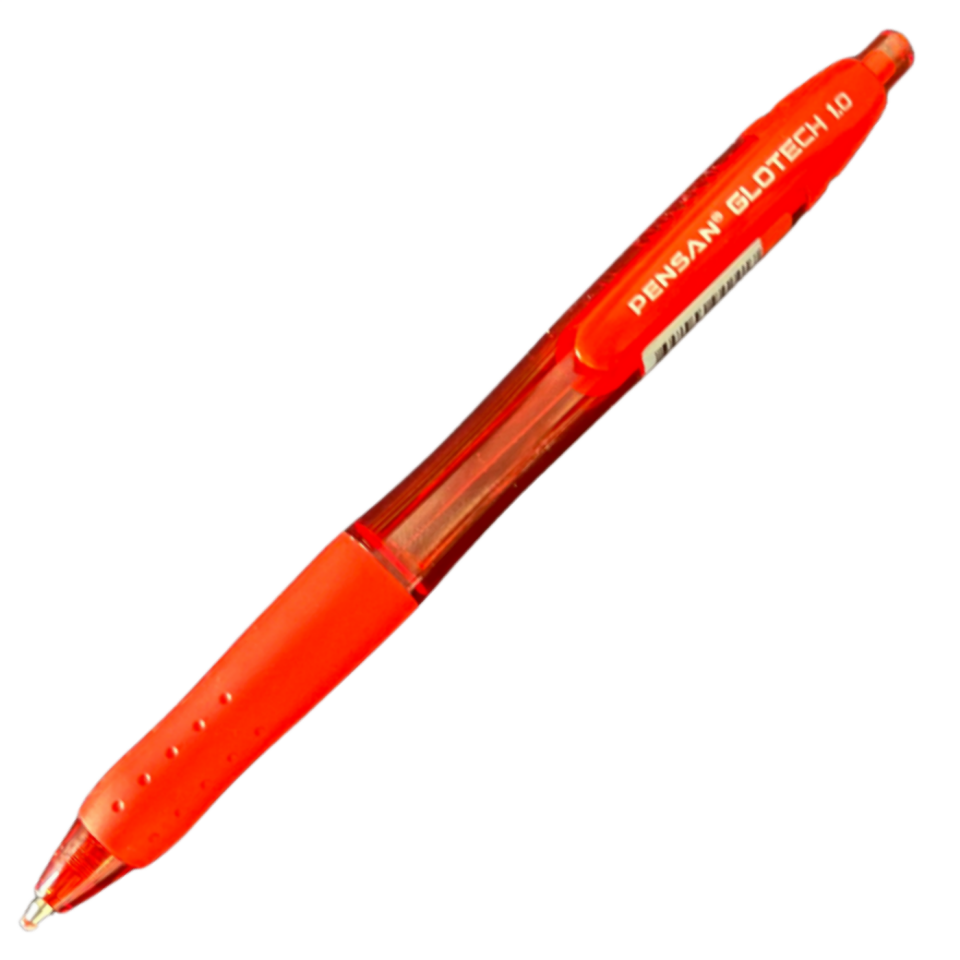 Pensan 94239 Glotech 1.0mm Tükenmez Kalem Kırmızı