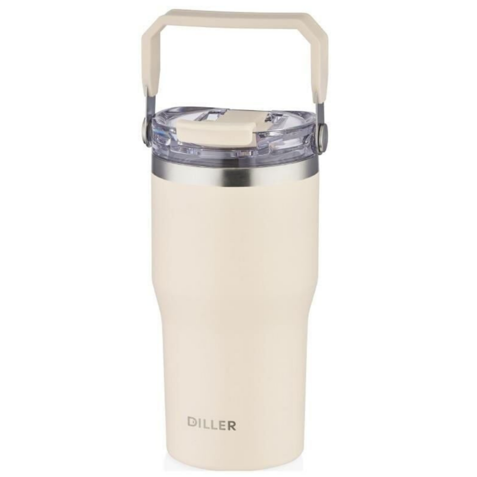Diller D9168 Paslanmaz Çelik Matara 620 ml Pembe