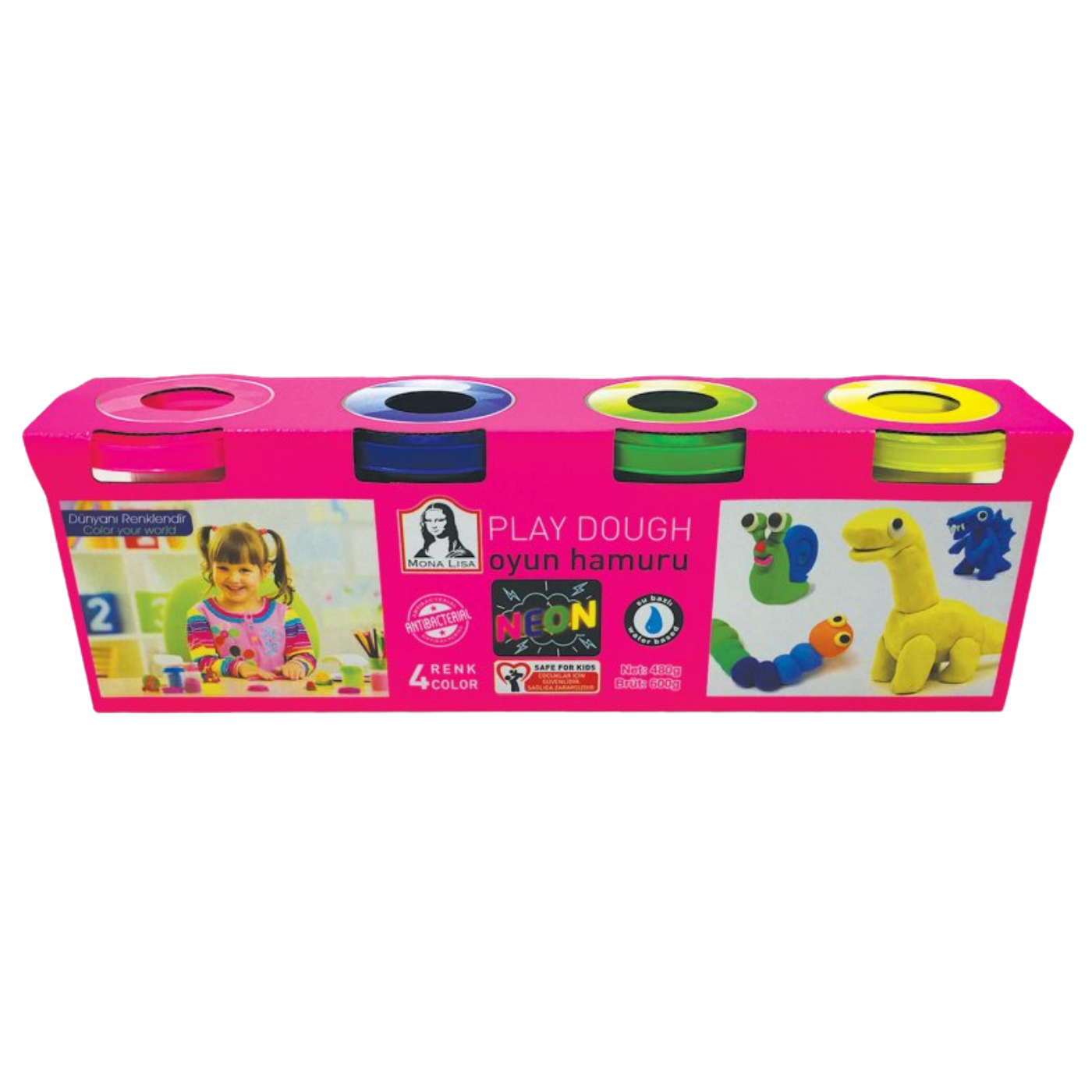 Monalisa Oyun Hamuru 4x120 g